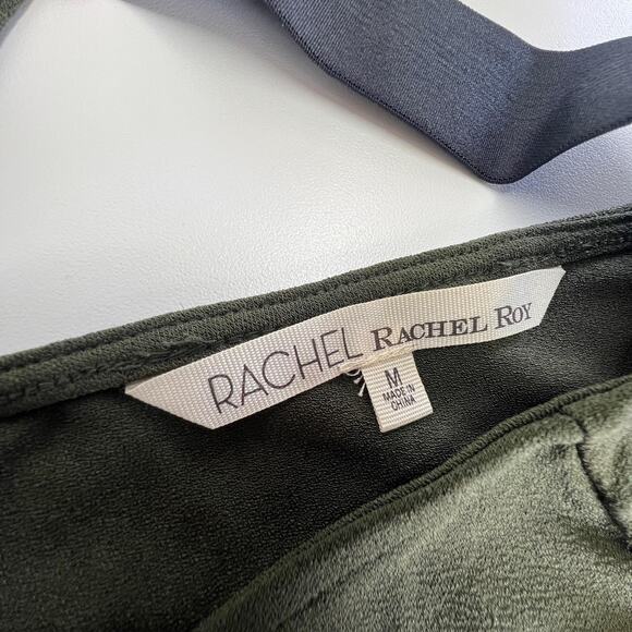 Rachel Rachel Roy Shirt Womens Medium Short Sleeve V Neck Casual Relaxed Top - Picture 3 of 8